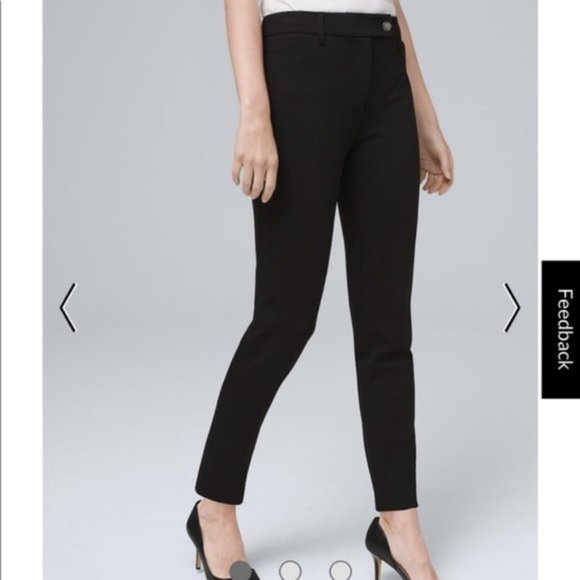NWT White House Black Market Effortless Tapered Ankle Pants - Picture 2 of 6